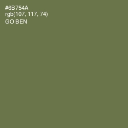 #6B754A - Go Ben Color Image